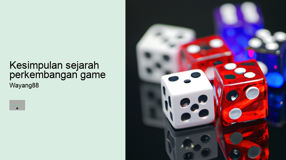 kesimpulan sejarah perkembangan game