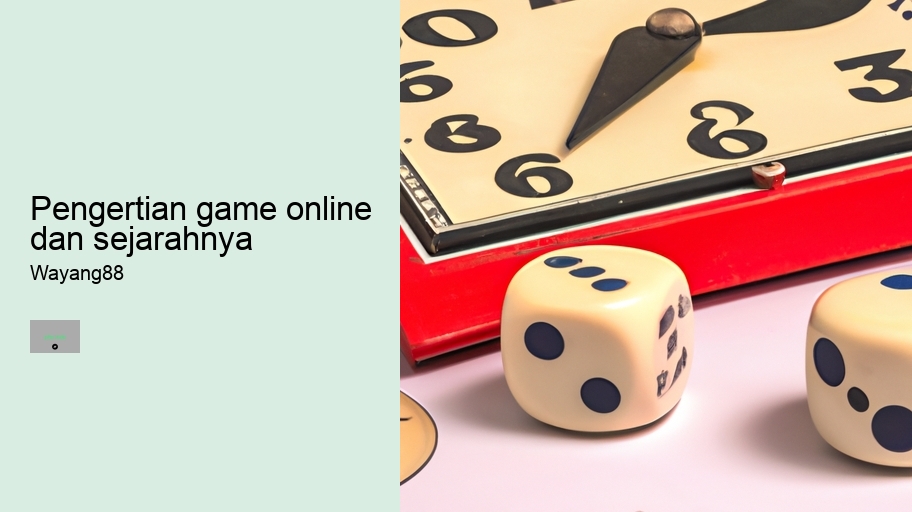 pengertian game online dan sejarahnya